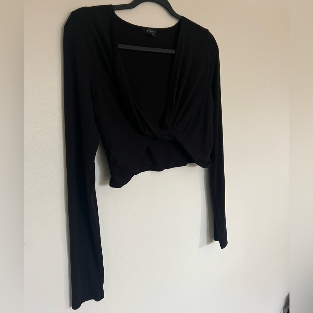 Dynamite Long Sleeve Crop